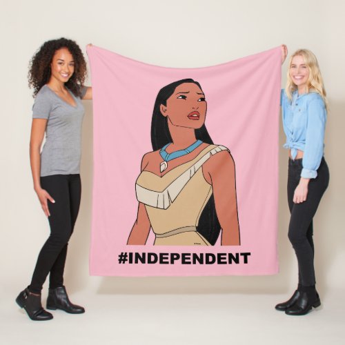 Pocahontas  Independent Fleece Blanket
