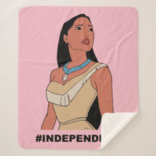 Pocahontas #Independent Sherpa Blanket