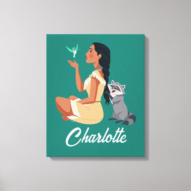 Pocahontas & Pals Forest Friendship Canvas Print (Front)