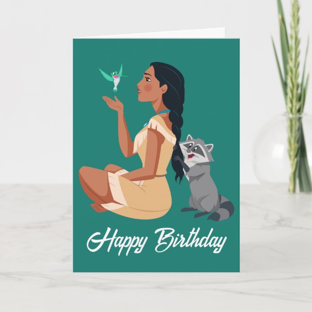 Pocahontas & Pals Forest Friendship Card (Front)