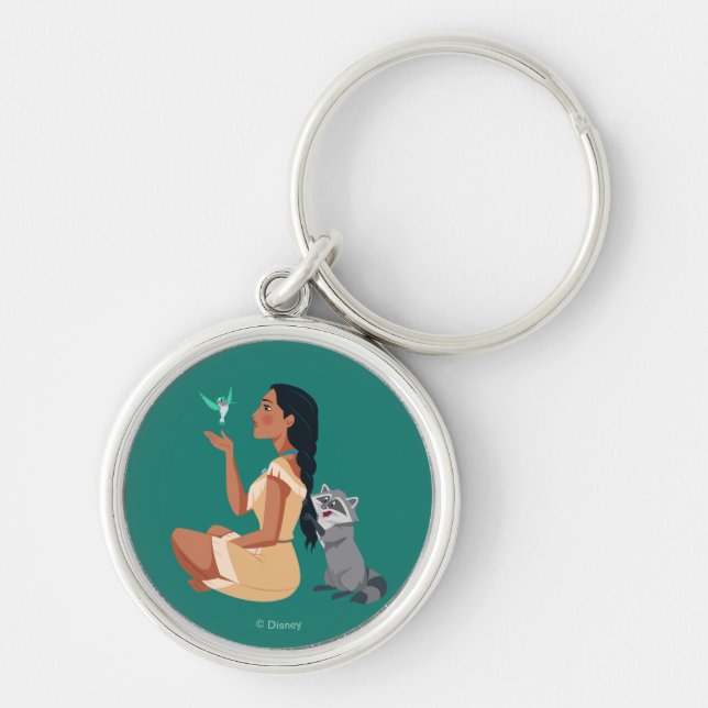 Pocahontas & Pals Forest Friendship Keychain (Front)