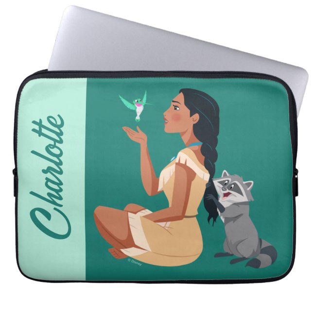 Pocahontas & Pals Forest Friendship Laptop Sleeve (Front)