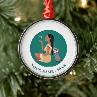 Pocahontas &amp; Pals Forest Friendship Metal Ornament