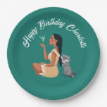Pocahontas &amp; Pals Forest Friendship Paper Plates