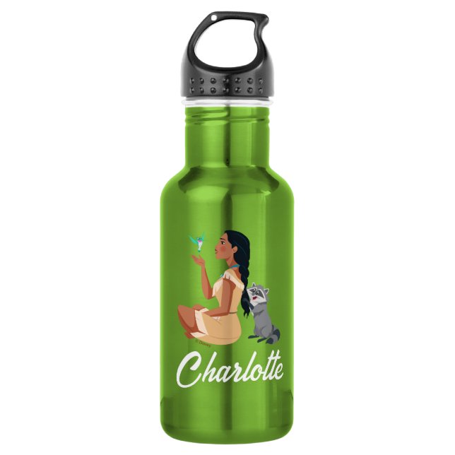 Pocahontas & Pals Forest Friendship Stainless Steel Water Bottle (Front)