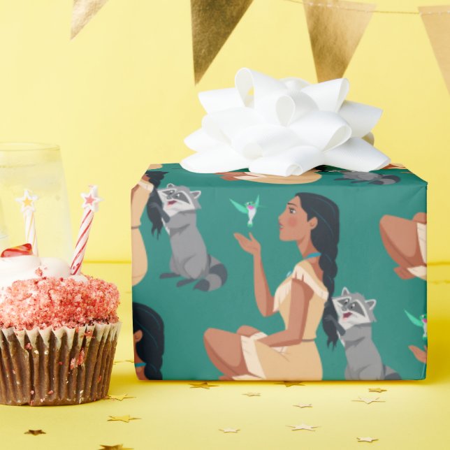 Pocahontas & Pals Forest Friendship Wrapping Paper (Birthday Party)