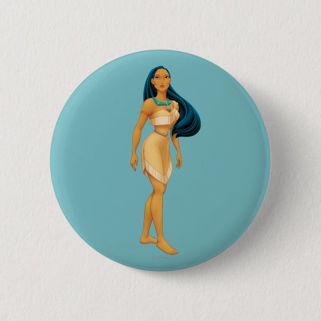 Pocahontas Pose Button (Front)