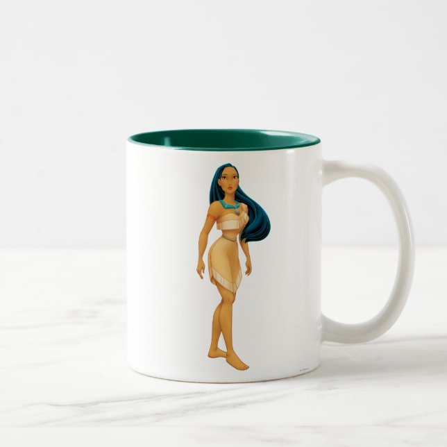 Pocahontas Pose Two-Tone Coffee Mug (Right)