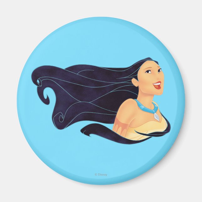 Pocahontas Smiling Magnet (Front)