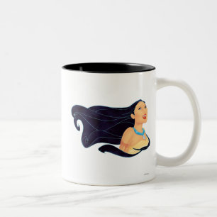 Pocahontas Smiling Two-Tone Coffee Mug