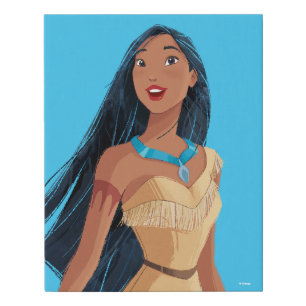 Pocahontas Spirit of the Wind Faux Canvas Print