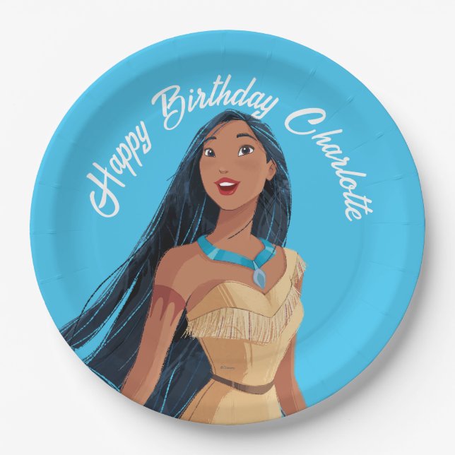 Pocahontas Spirit of the Wind Paper Plates (Front)