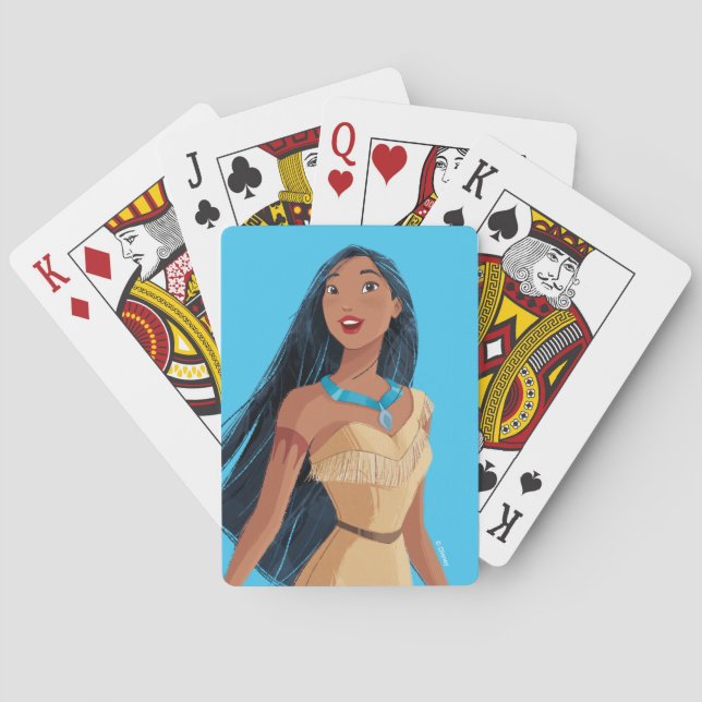 Pocahontas Spirit of the Wind Poker Cards (Back)
