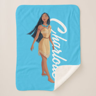 Pocahontas Spirit of the Wind Sherpa Blanket
