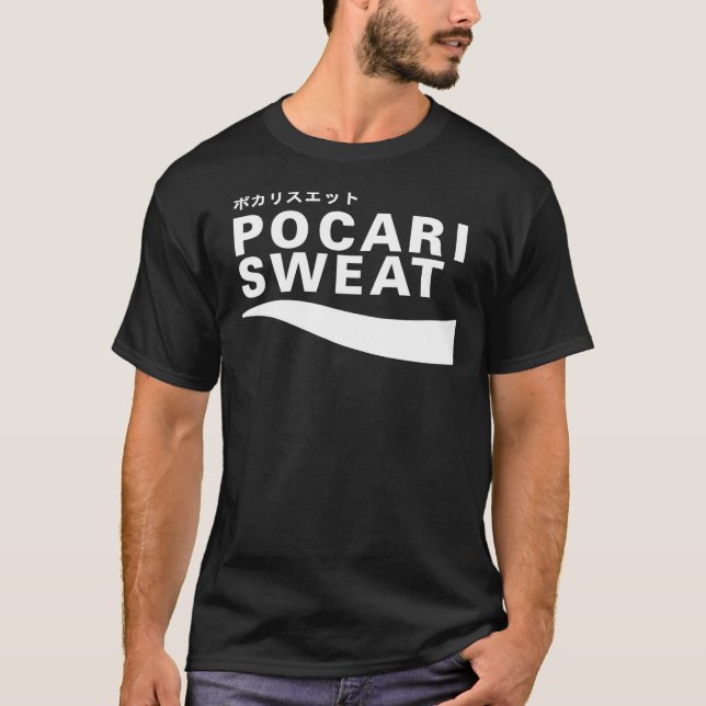 Pocari Sweat Japanese Logo Tri-blend T-Shirt (Front)