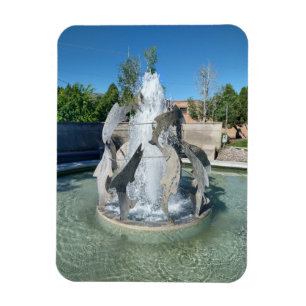 Pocatello Simplot Square Fountain Flexible Magnet