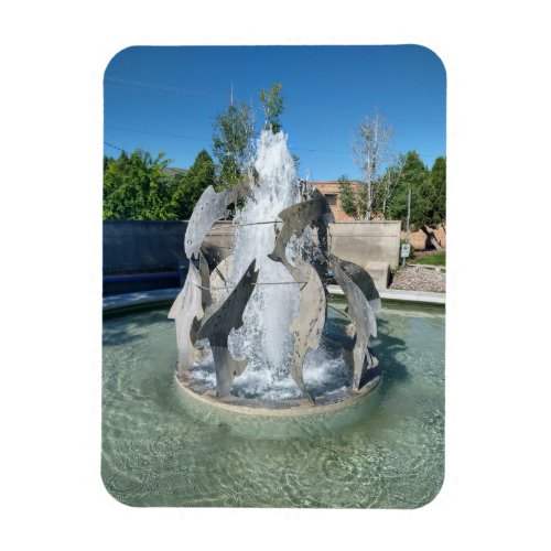 Pocatello Simplot Square Fountain Flexible Magnet