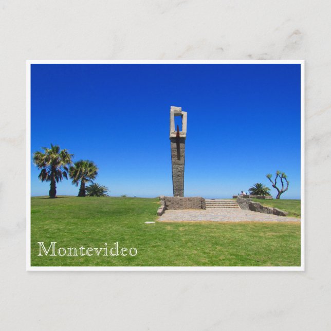 pocitos rambla monument postcard (Front)