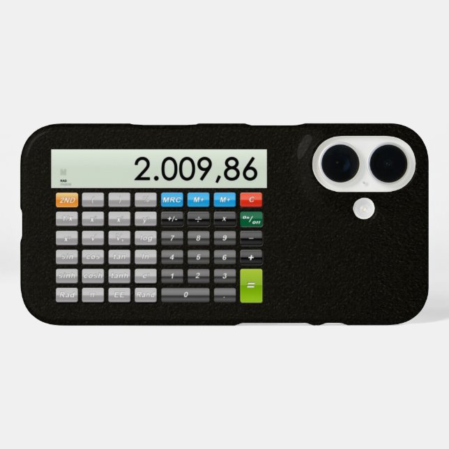 Pocket calculator App Case-Mate iPhone Case (Back (Horizontal))
