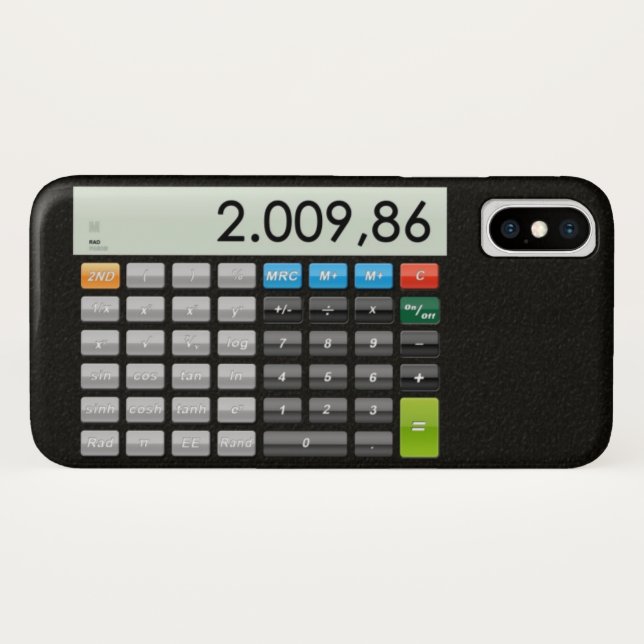 Pocket calculator App Case-Mate iPhone Case (Back (Horizontal))