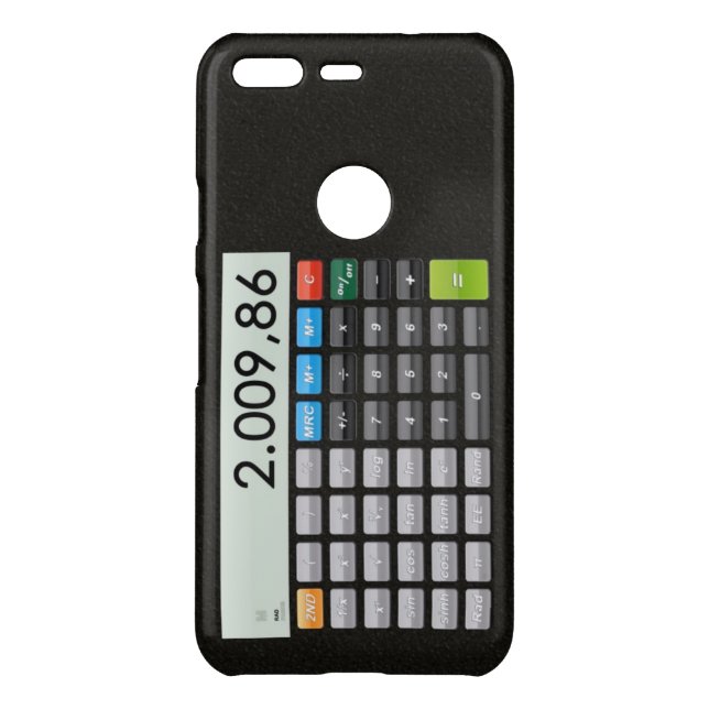 Pocket calculator App Uncommon Google Pixel Case (Back)