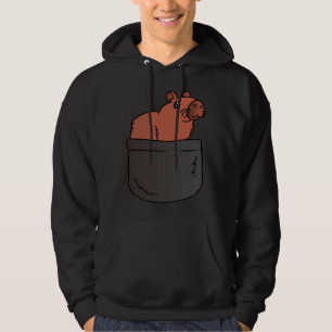 Pocket Capybara Guinea Pig Rodent Animal  Capy Hoodie