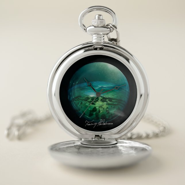 pocket clock watch (Inside)