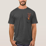 Pocket Cute Dobermann Dog T-Shirt<br><div class="desc">Dobermann T-Shirt Design by TechraPockets An adorable furbaby dobermann pup! Original hand drawn artwork, cartoon style pupper. Adopt a rescue pocket pup today, it makes a great gift! Art, doggo, kawaii, sweet, kind, furry four legged companion! If you love 4 legged friends, dogs, doggies, pups, puppies of all breeds and...</div>