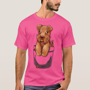 Pocket Cute Welsh Terrier Dog T-Shirt