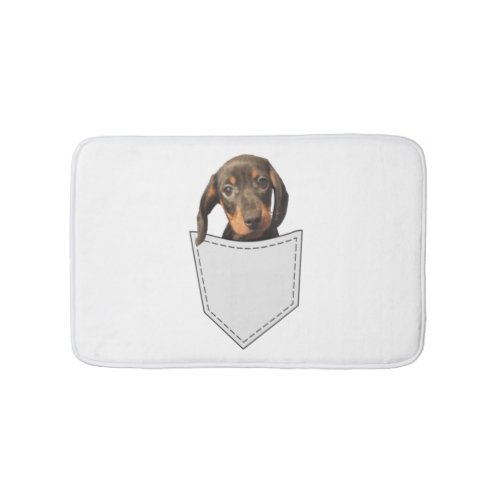 Pocket Dog Dachshund  Bath Mat