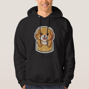 Pocket Dog Golden Retriever Dog in your Pocket Hoodie