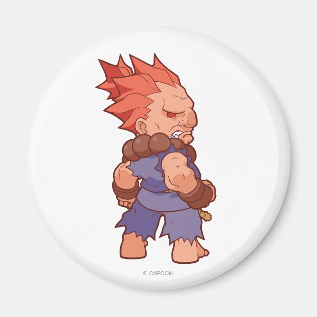 Pocket Fighter Akuma 2 Magnet (Front)