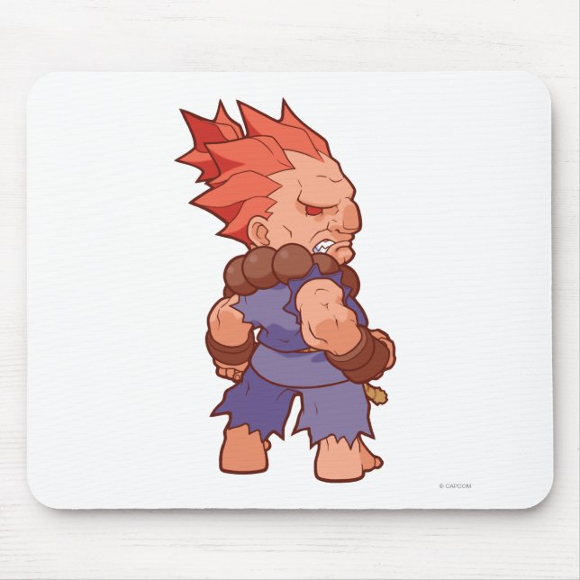Pocket Fighter Akuma 2 Mouse Pad (Front)
