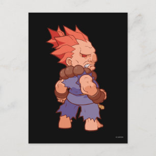Pocket Fighter Akuma 2 Postcard