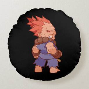 Pocket Fighter Akuma 2 Round Pillow
