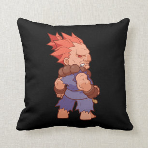 Pocket Fighter Akuma 2 Throw Pillow