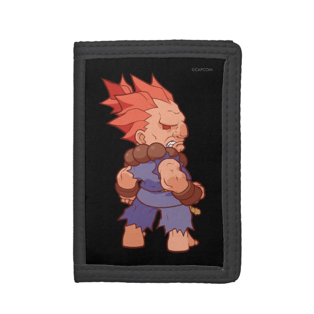 Pocket Fighter Akuma 2 Trifold Wallet (Front Vertical)