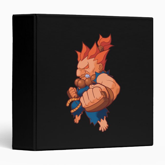 Pocket Fighter Akuma Binder (Front/Spine)