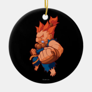 Pocket Fighter Akuma Ceramic Ornament