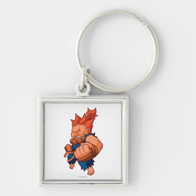 Pocket Fighter Akuma Keychain (Front)