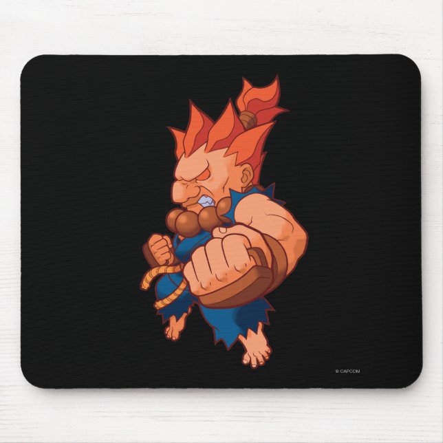 Pocket Fighter Akuma Mouse Pad (Front)
