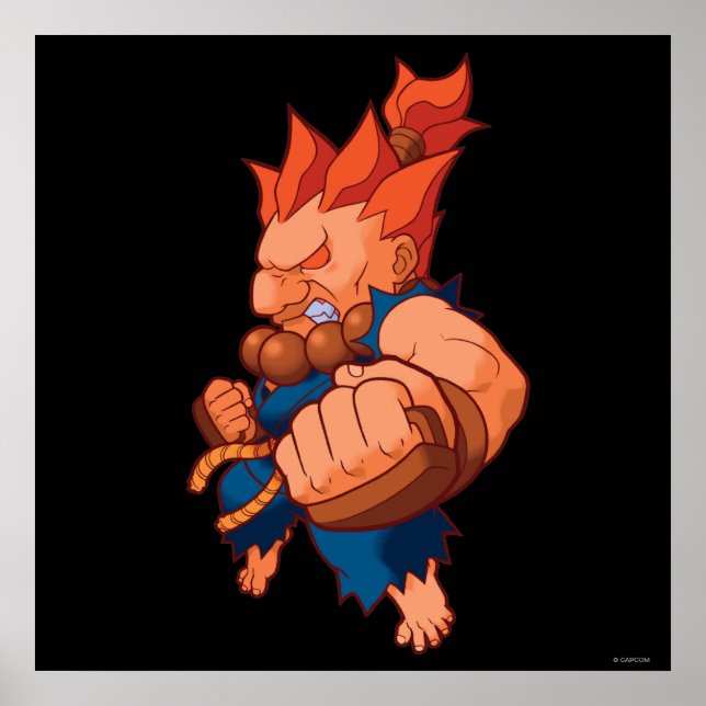 Pocket Fighter Akuma Poster (Front)