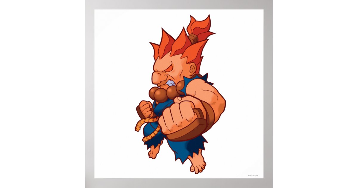 Pocket Fighter Akuma Poster Zazzle