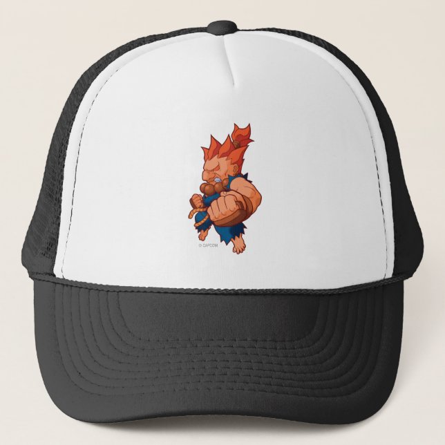 Pocket Fighter Akuma Trucker Hat (Front)