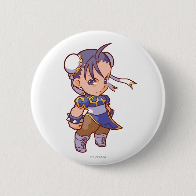 Pocket Fighter Chun-Li 2 Button (Front)