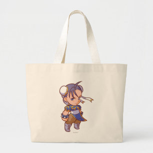 Pocket Fighter Chun-Li 2 Large Tote Bag