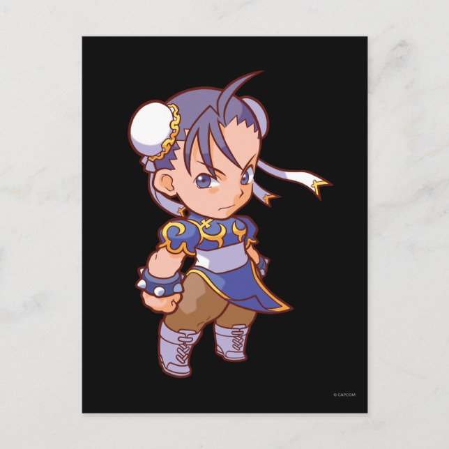Pocket Fighter Chun-Li 2 Postcard (Front)
