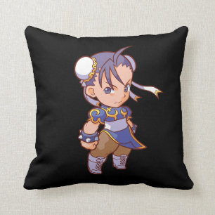 Pocket Fighter Chun-Li 2 Throw Pillow