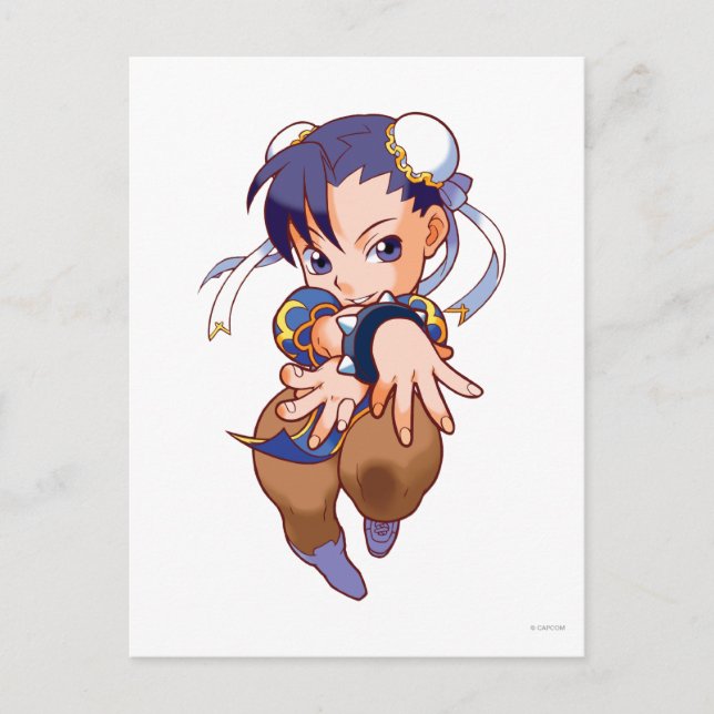 Pocket Fighter Chun-Li Postcard (Front)