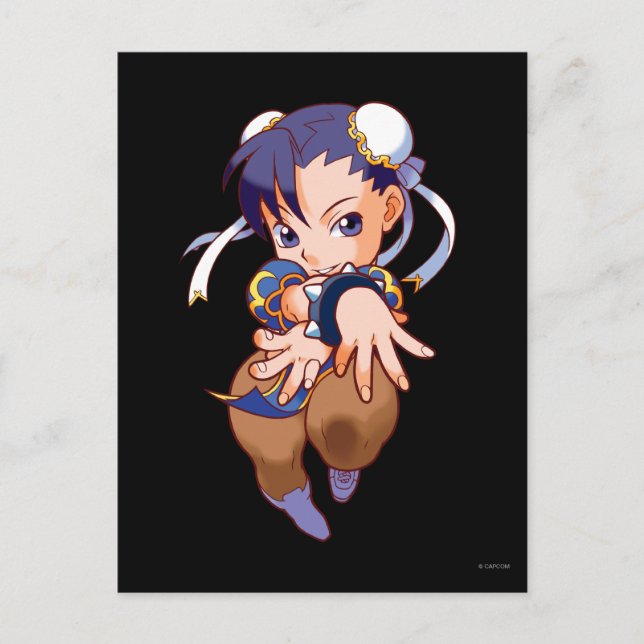 Pocket Fighter Chun-Li Postcard (Front)